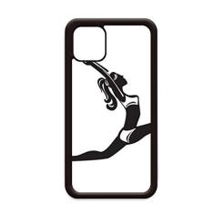 Imagem de Yoga Keep Healthy Stretching Outline para iPhone 12 Pro Max Capa para Apple Mini Mobile Case