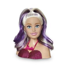 Imagem de Barbie Boneca Para Maquiar Styling Head Faces - Pupee
