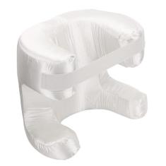 Imagem de Travesseiro de Beleza de Espuma Viscoelástica, Travesseiro Facial de Tecido de Seda, Amortecimento Macio, Ergonômico para Dormir Nas Costas Com Design de Formato Exclusivo,