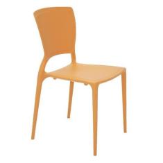 Imagem de Cadeira plastica monobloco sofia laranja - Tramontina
