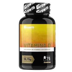 Imagem de Vitamina D 75 Cápsulas Growth Supplements