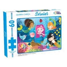 Imagem de Quebra-Cabeça Sereias 60 Peças 791663 Pais E Filhos