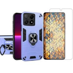 Imagem de Capa Case Anel Compativel Com Xiaomi Poco X6 Pro + Pelicula Hidrogel -