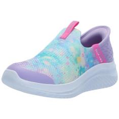 Imagem de Skechers Tênis feminino Ultra Flex 3.0, Lavanda/Multi, 11 Little Kid