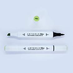 Imagem de Marca Texto Artools Pictom Pontas Broad e Brush Verde G604