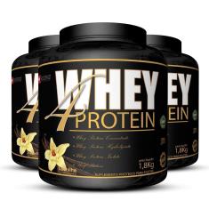 Imagem de Kit 3 Whey 4 Protein Pro Corps 1,8kg-Unissex