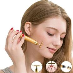 Imagem de Massageador Facial Vibra Gold Harmonização Anti Rugas - EMS