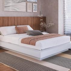 Imagem de Cama Casal Queen Suspensa 140/160 Zurique Branco