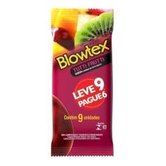 Imagem de Preservativo Blowtex Lubrificado Tutti Frutti 16 Embalagens Com 9 Unid