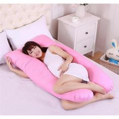 Imagem de Travesseiro corpo gestante 100 % algodão anatomico - 1,50 m - Lalu Enx