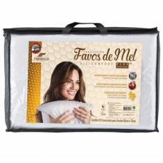 Imagem de Travesseiro Favos de Mel Suporte Macio Fibrasca, 1