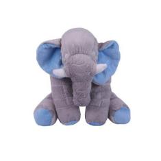 Imagem de Elefante De Pelúcia 80 cm Cinza Para Crianças Coleção Baby - Essência 