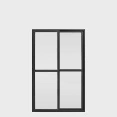 Imagem de Porta de Alumínio 150x210cm 2 Folhas Hale Esquadrias