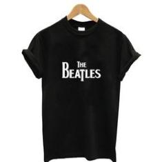 Imagem de Blusa Baby look feminina the Beatles os Beatles logo 