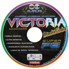 Imagem de Linha Multifilamento Maruri Victoria 8X Multicolor (100m)