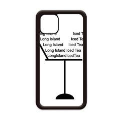 Imagem de Outline of Long Island Ice Tea para iPhone 12 Pro Max Capa para Apple Mini Mobile Case