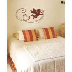 Imagem de Adesivo Decorativo de Parede Cupido Românticos Formando um coração lindo para quarto