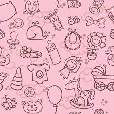 Imagem de Papel de Parede Little girl