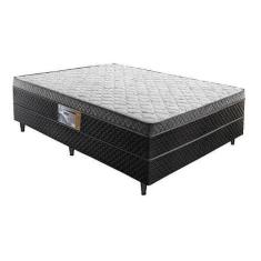 Imagem de Cama Box Casal D33 Ortopédico Rondoconfort Cinza Rondomoveis