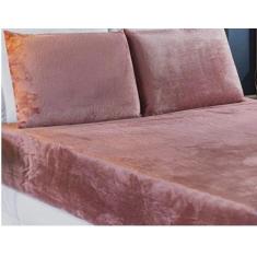 Imagem de Lençol De Plush Casal Padrão Mantinha Soft Com Fronha 3Pçs - Borgon
