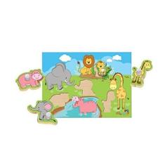 Imagem de Meu Primeiro Quebra Cabeça - Animais E Seus Filhotes - 8005 - Babebi