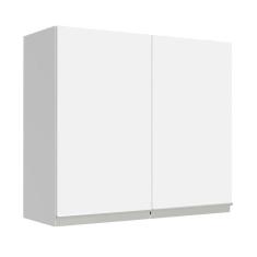 Imagem de Armário Aéreo 70 Cm 2 Portas Branco Glamy Madesa Branco