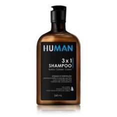 Imagem de Shampoo 3x1 Barba Cabelo Corpo Human 240ml