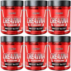 Imagem de Kit 6 Creatina Integralmédica Hardcore 60 Cápsulas