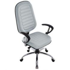 Imagem de Cadeira Para Escritório Presidente Gomada Linha Blenda Cinza Claro