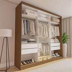 Imagem de Closet Casal sem Portas 4 Gavetas Paris
