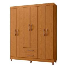 Imagem de Guarda Roupa Âmbar 6 Portas Cinamomo - Albatroz