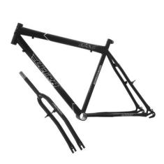 Imagem de Quadro de Bicicleta Aro 26 Ultra Bikes em Aço Carbono com Garfo, Preto