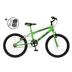 Imagem de Bicicleta Infantil Aro 20 Passeio com Rodinhas Menino-Unissex