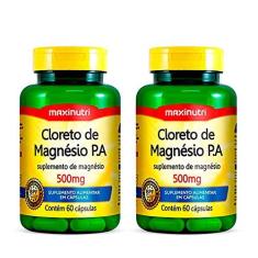 Imagem de kit 02 Cloreto de Magnesio P.A 500mg com 60 Capsulas Loja Maxinutri