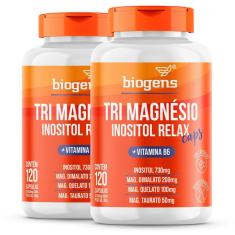 Imagem de Biogens Kit 2X Tri Magnésio Inositol 120 Cápsulas