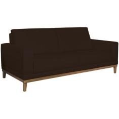 Imagem de Sofa 2 Lugares 160 Cm Crons Suede Marrom Escuro Vazzano