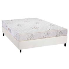 Imagem de Cama Box Casal: Colchão Espuma D33 Luckspuma  Supreme + Base Crc Coura