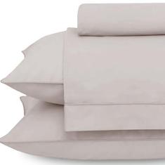 Imagem de Jogo De Lençol Liso Queen Buddemeyer Basic Percalle Percal 180 Fios 10
