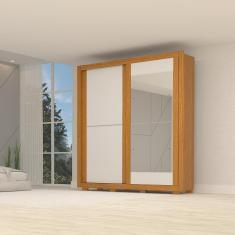 Imagem de Guarda-Roupa Casal Andorra Com Espelho 2 Portas Linhamobília