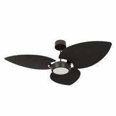 Imagem de Ventilador de Teto Natuvent Dahlia Led 3 Pás Madeira Preto, 6500k Bran