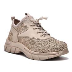 Imagem de Tênis Jogging Malha Knit Via Marte Hotfix Strass Feminino 23-14001-Feminino