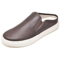 Imagem de Tênis Mule Masculino Casual de Couro Legitimo Clube do Sapato de Franca NS Iate-Masculino