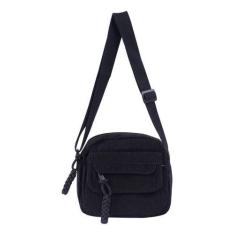 Imagem de Bolsa Crossbody Pequena Unissex Veludo Passeio Academia 2025 - Alwy, P