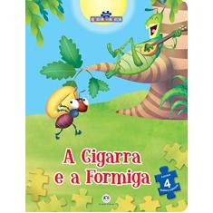 Imagem de A Cigarra e A Formiga - Livro Quebra-Cabeça - Editora Ciranda Cultural; - 9788538067856