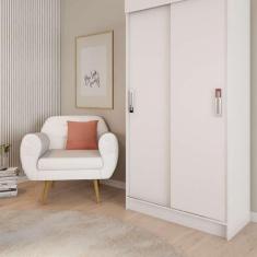 Imagem de Guarda-Roupa Solteiro Munique 2Pt Branco - Mobly