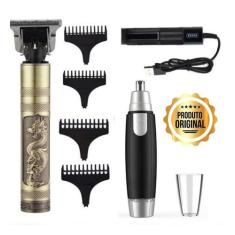 Imagem de Nova Máquininha De Cabelo Barba Ultrabarber + Nariz Maxshave - Slu Bar