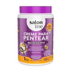 Imagem de Creme para Pentear Salon Line Redutor de Volume Brilho Máximo 1Kg