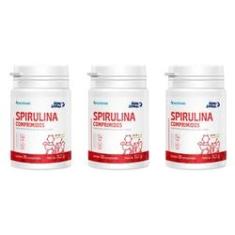 Imagem de Combo 3 Unidades Spirulina Nutrisana 30 comprimidos - Mundo Animal