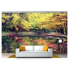 Imagem de Papel De Parede Jardim Japonês Árvore 3D Jjp27