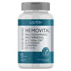 Imagem de Multivitamínico A-Z Hemovital 60 Comprimidos - Lauton